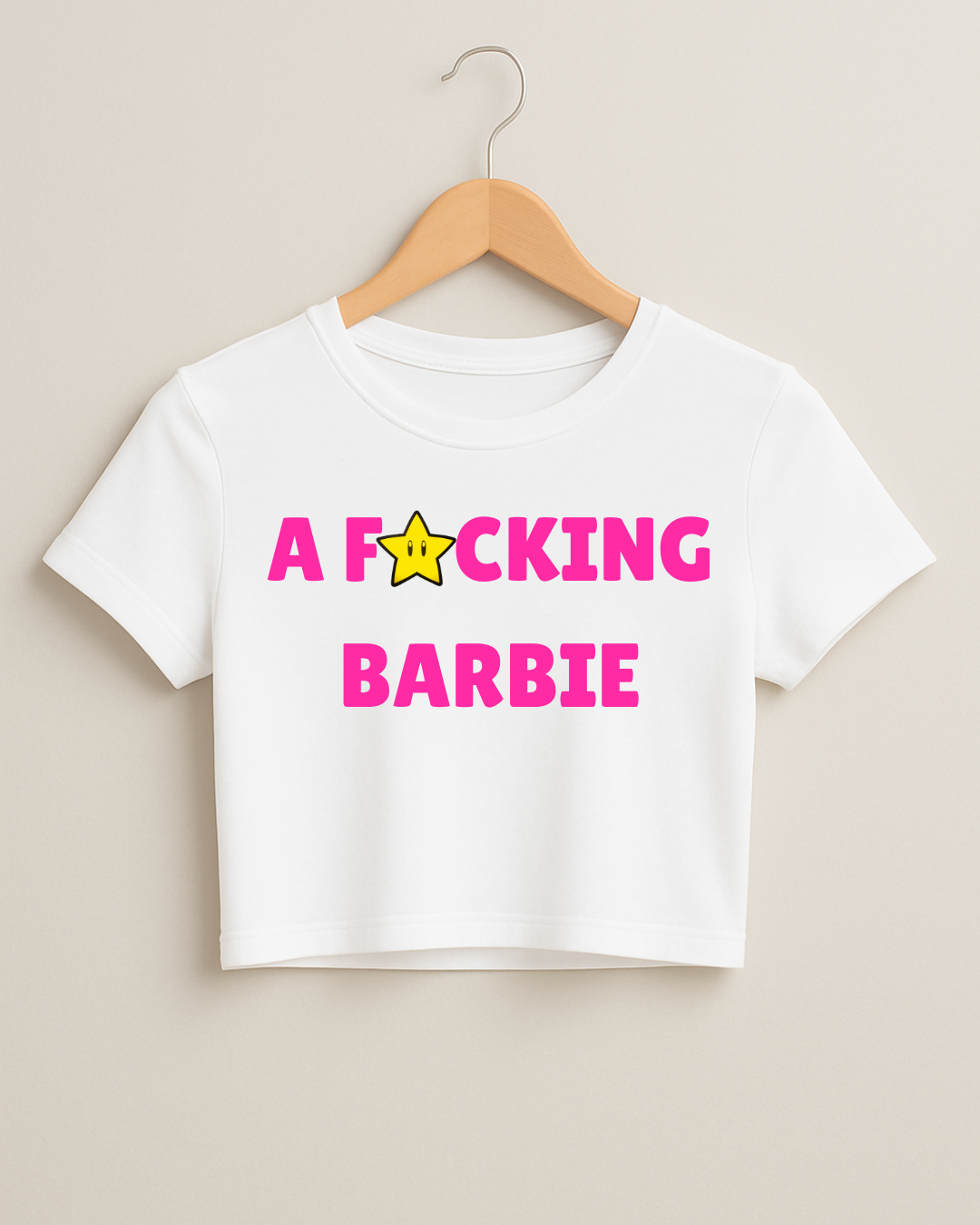 A F*CKING BARBIE Long Crop
