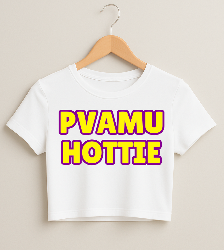 PVAMU HOTTIE Long Fitted Crop