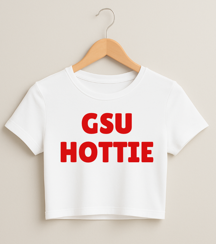 GSU HOTTIE Long Fitted Crop