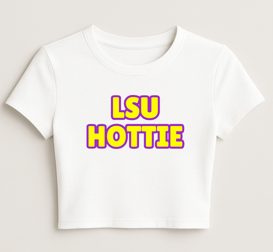 LSU HOTTIE Crop