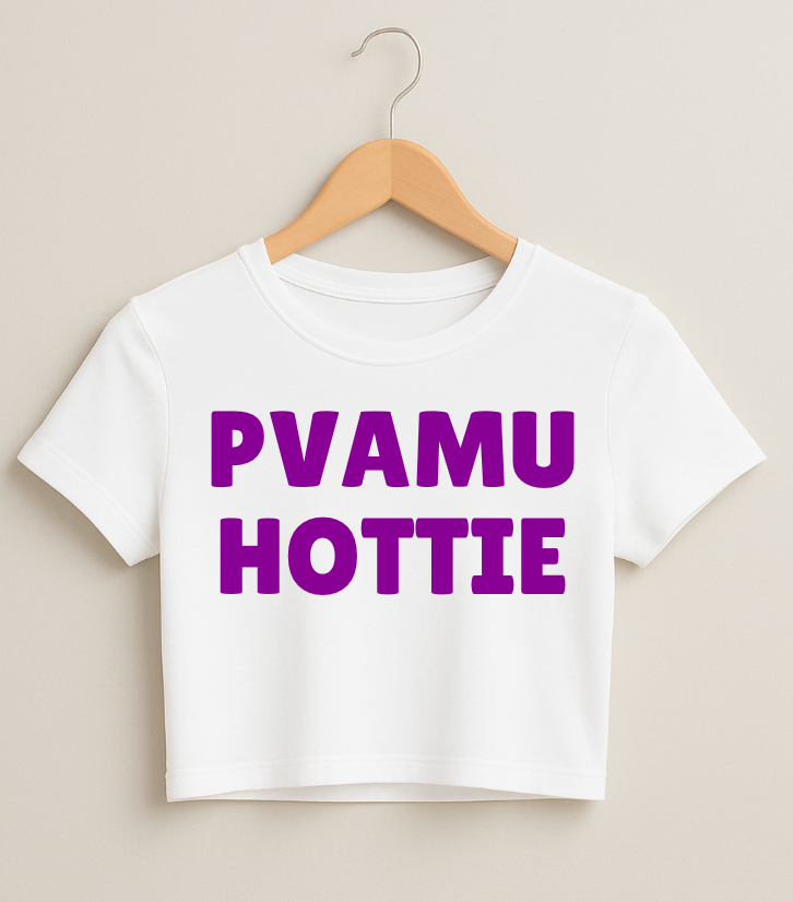 PVAMU HOTTIE Long Fitted Crop