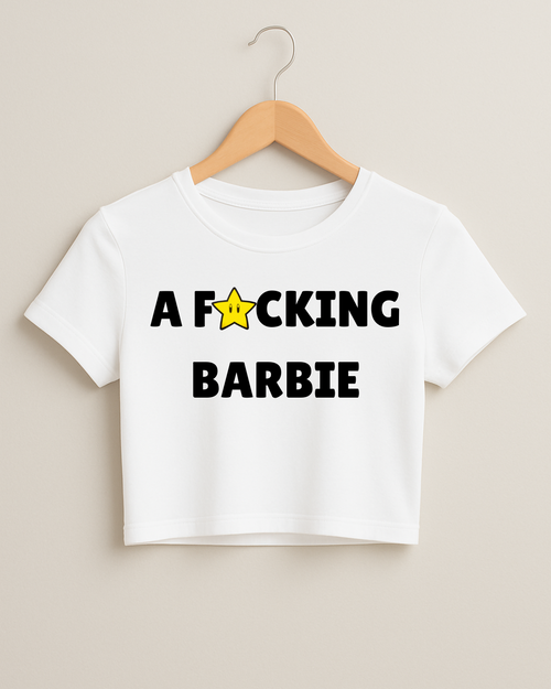 A F*CKING BARBIE Long Crop