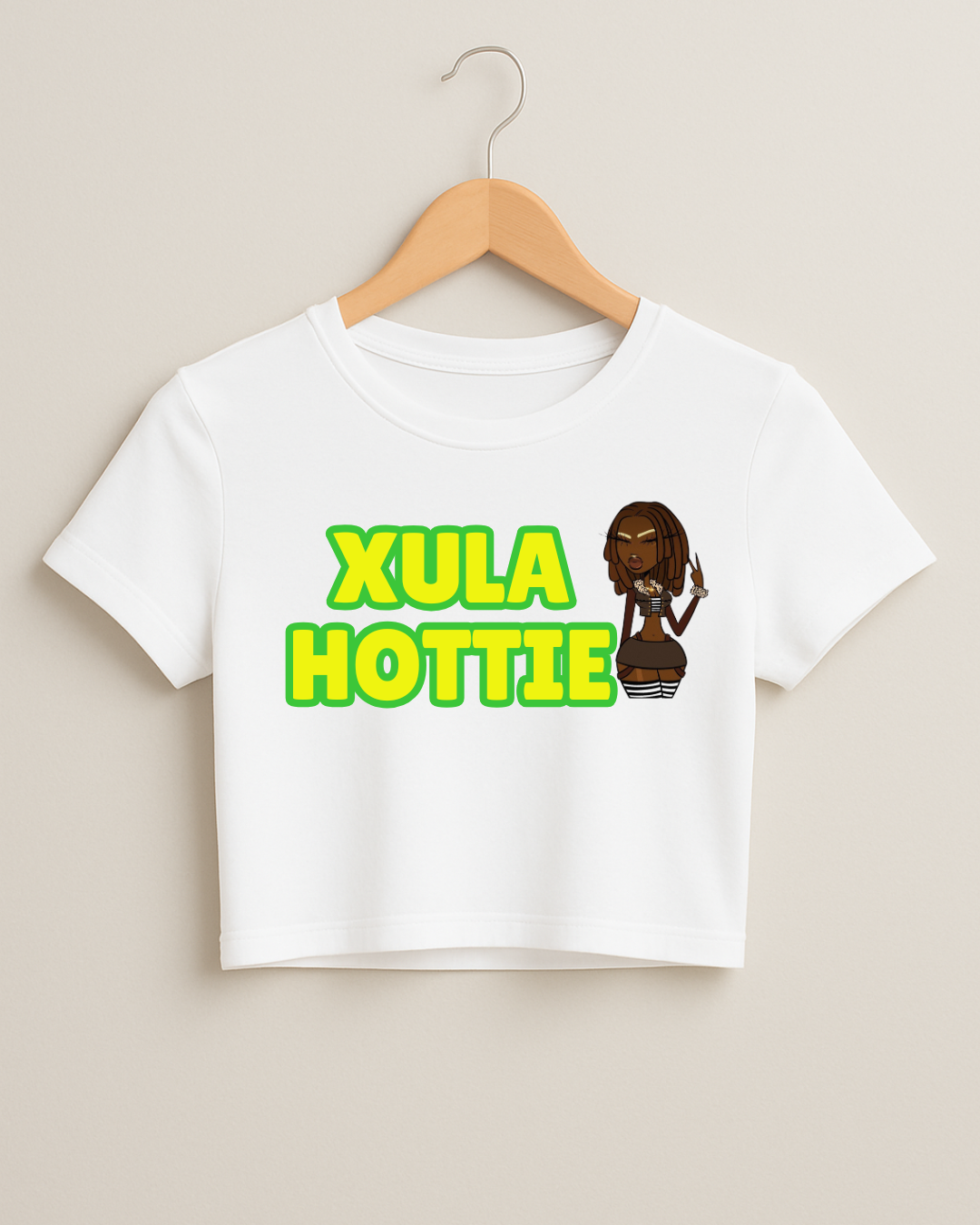 XULA HOTTIE Girl Long Fitted Crop