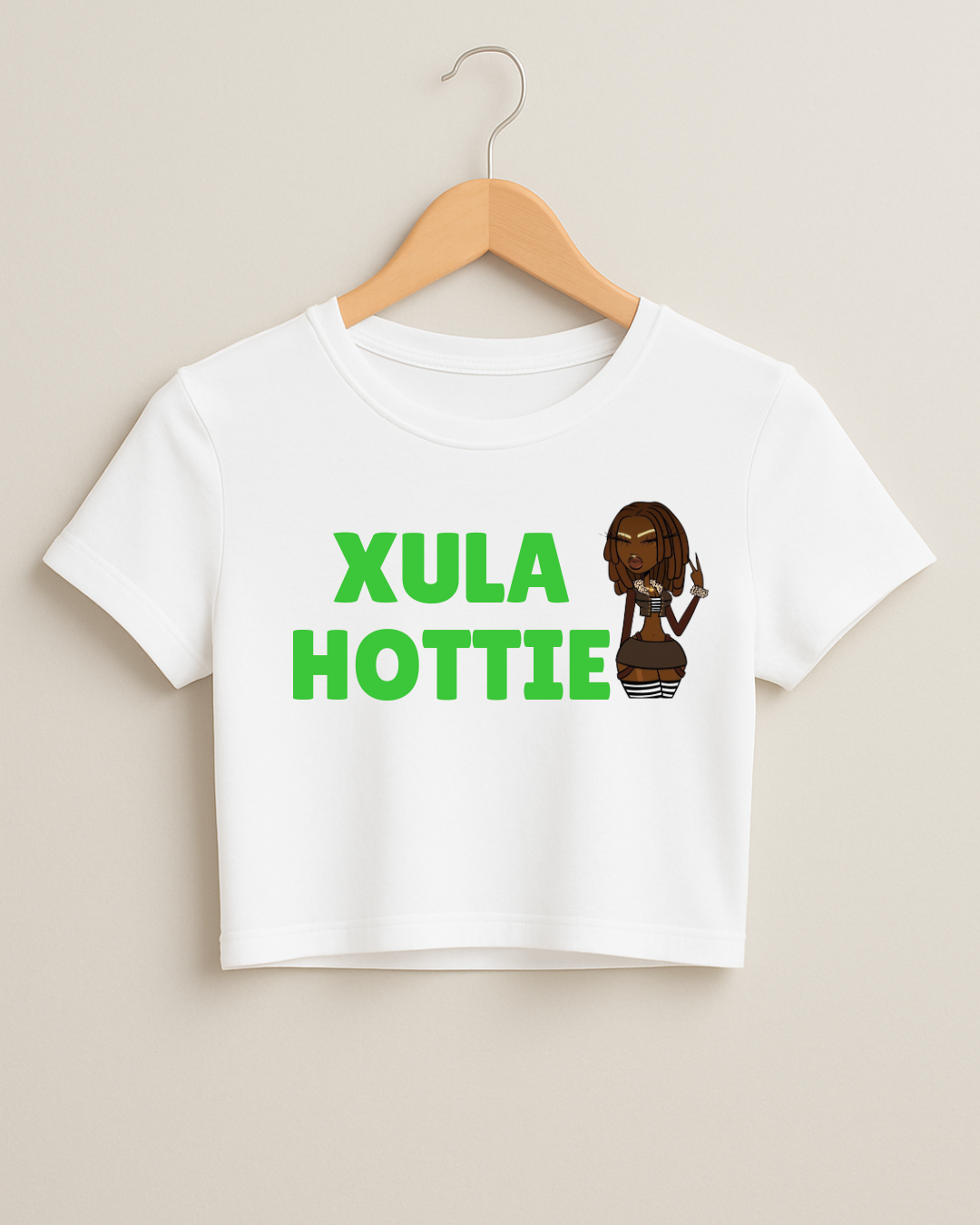 XULA HOTTIE Girl Long Fitted Crop