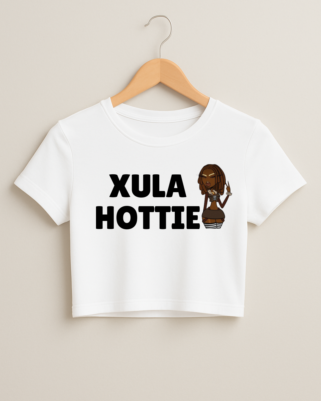 XULA HOTTIE Girl Long Fitted Crop