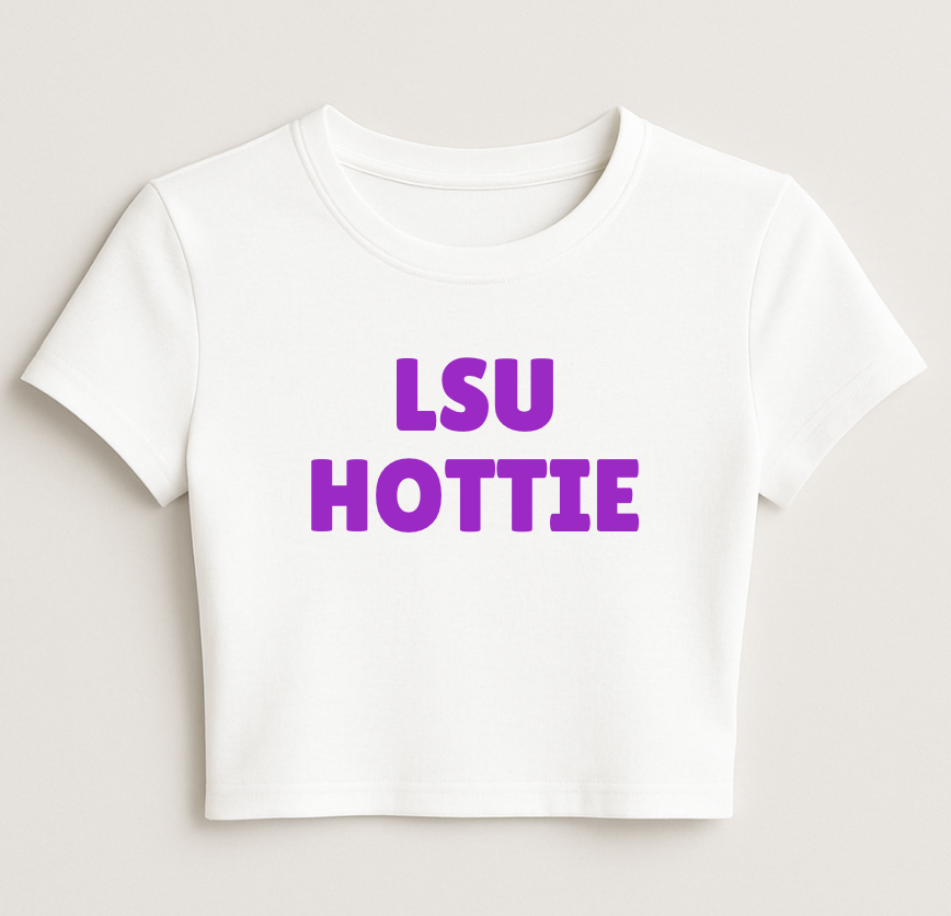 LSU HOTTIE Crop