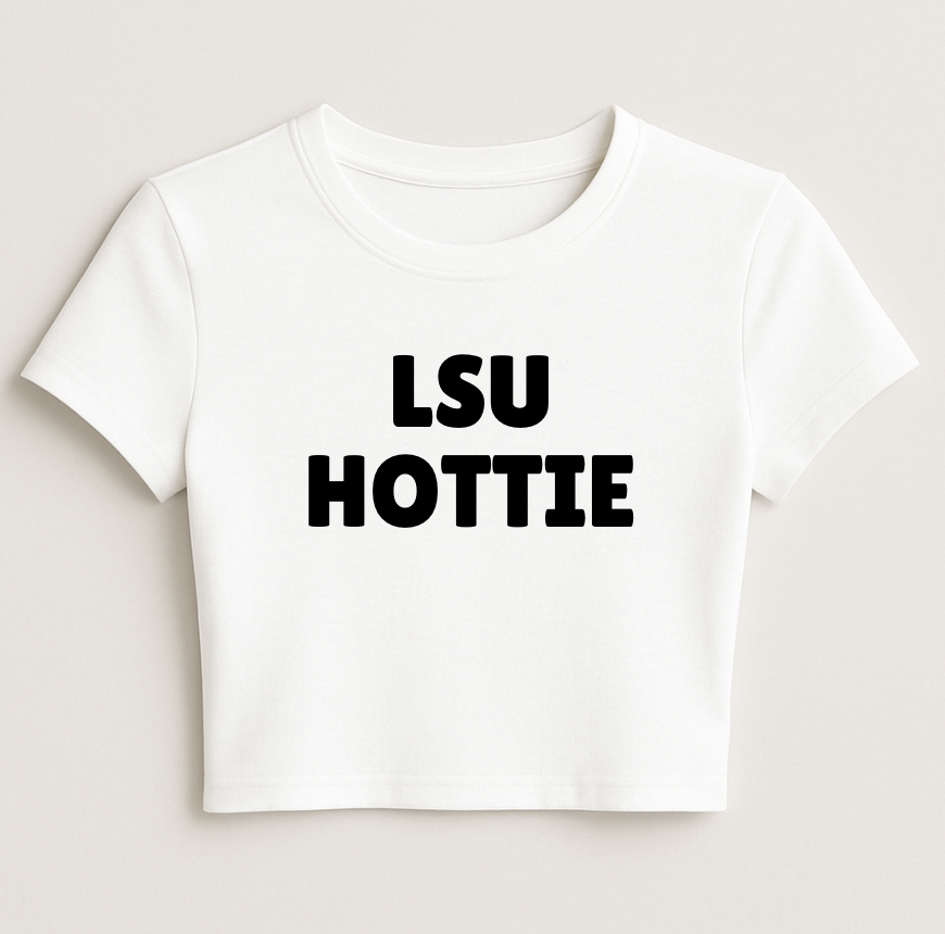 LSU HOTTIE Crop