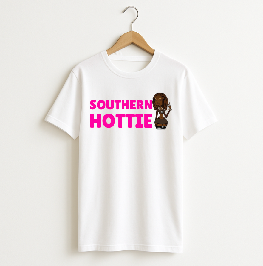 Southern Hottie With Girl T-shirt SU