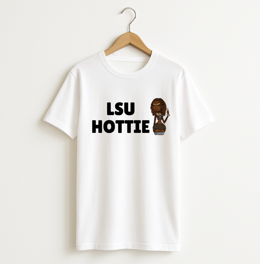 LSU Hottie with girl T-shirt