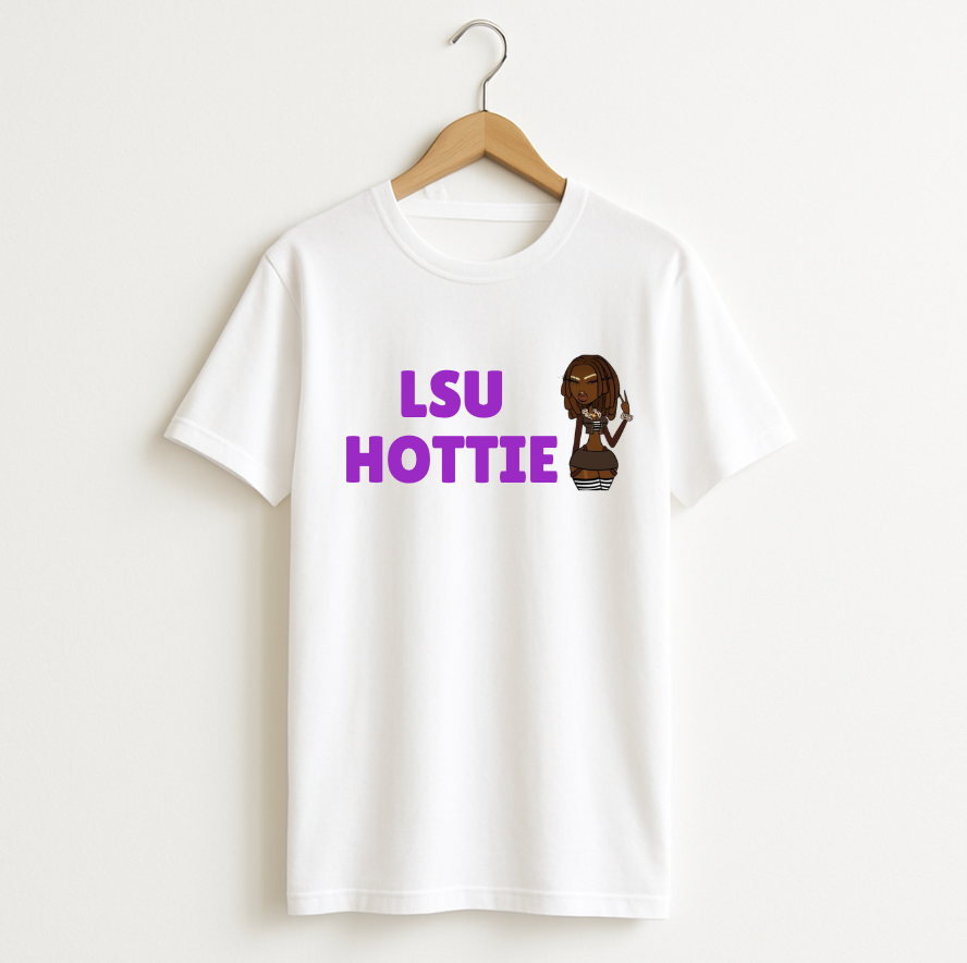 LSU Hottie with girl T-shirt