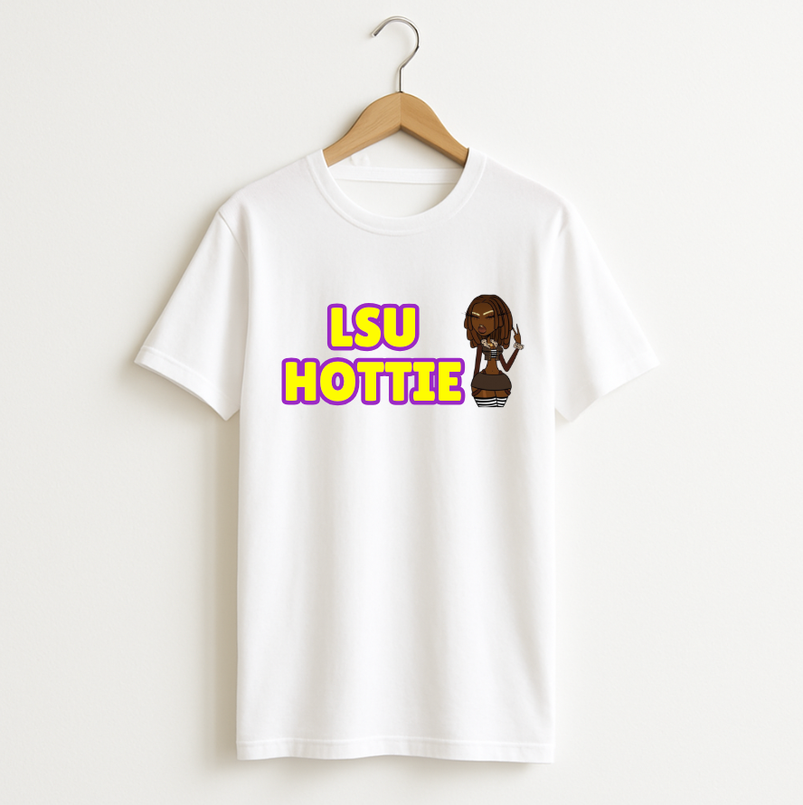 LSU Hottie with girl T-shirt