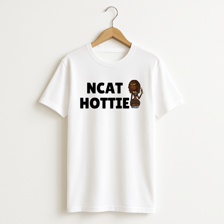 NCAT Hottie with girl T-shirt