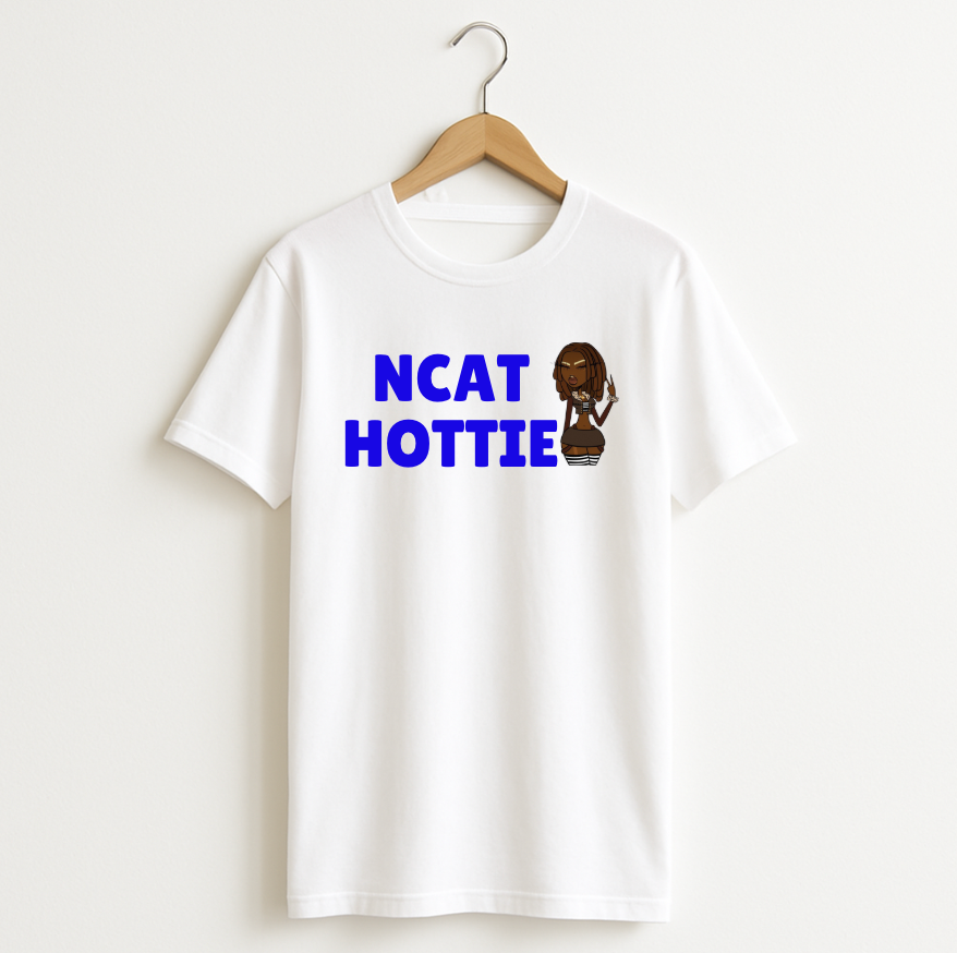 NCAT Hottie with girl T-shirt