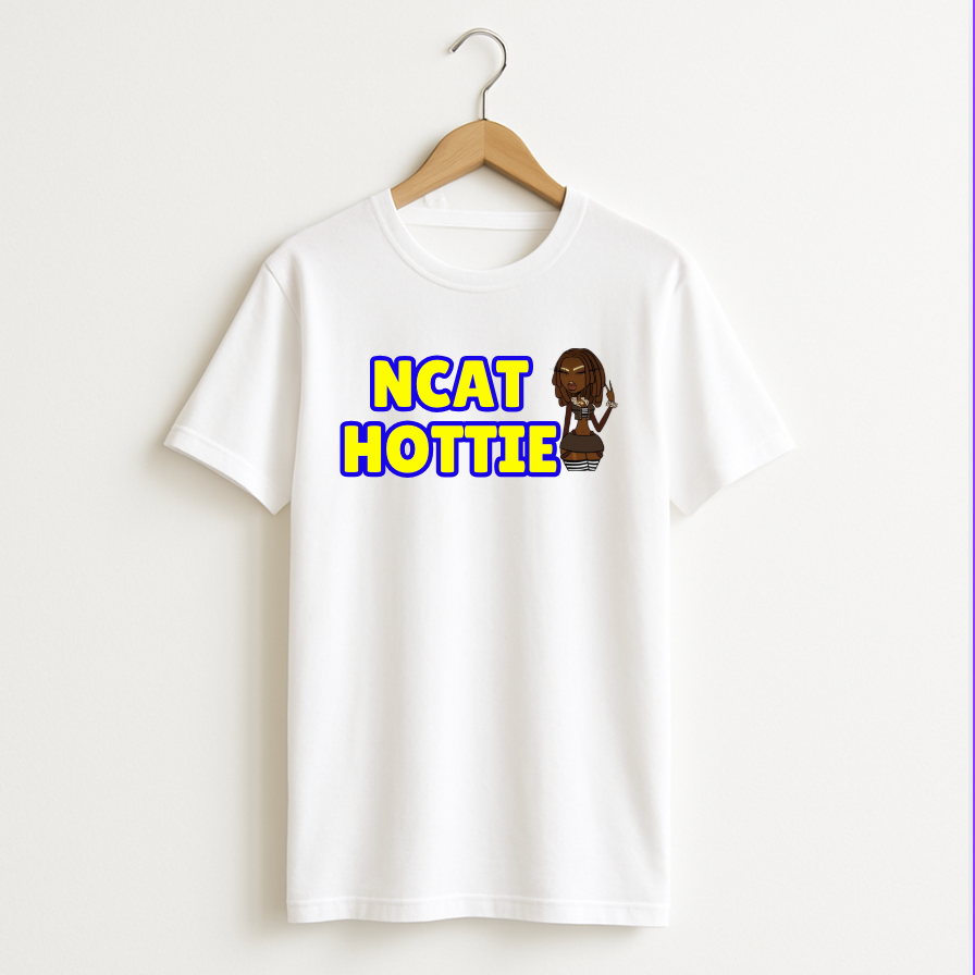 NCAT Hottie with girl T-shirt